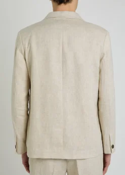 Fintry linen blazer