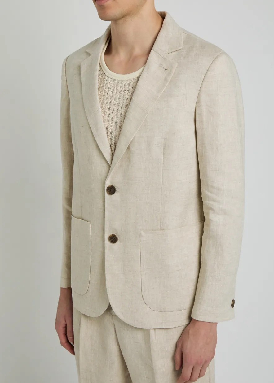 Fintry linen blazer