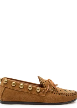 Fitza studded suede loafers