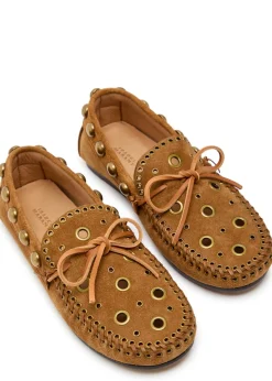 Fitza studded suede loafers