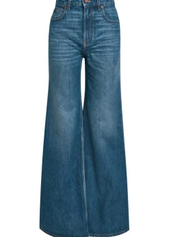 Flared-leg jeans