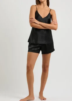 Fleur du Jour silk-satin pyjama shorts