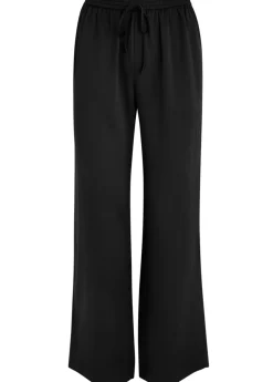 Fleur du Jour silk-satin pyjama trousers