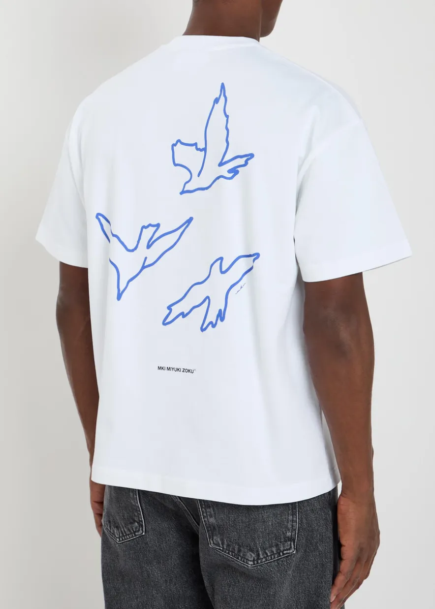 Flight printed cotton T-shirt