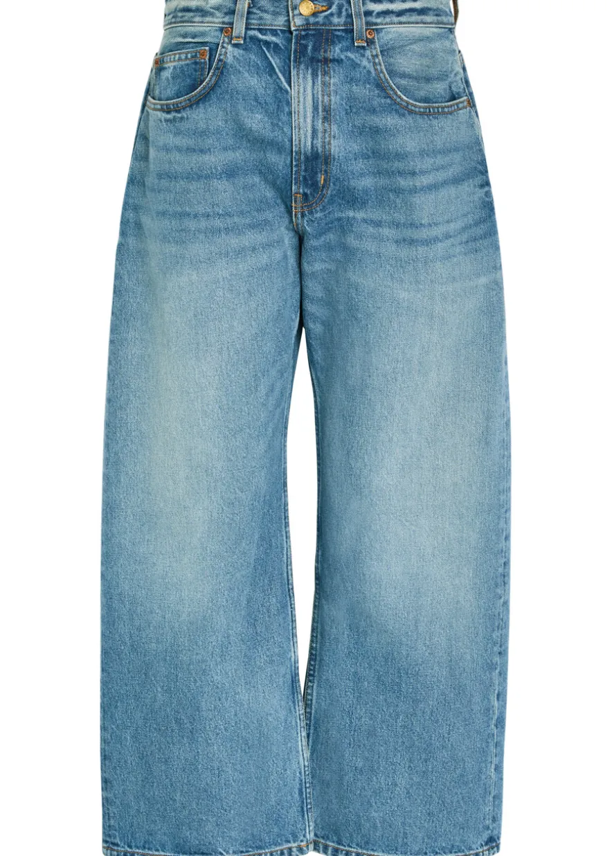 Floppy wide-leg jeans