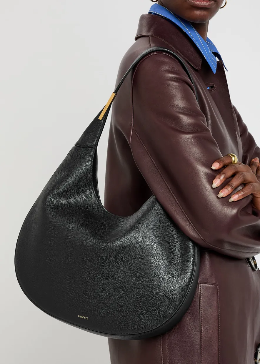 Florence leather hobo bag