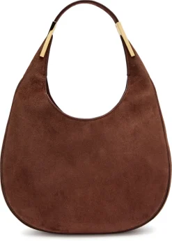 Florence small suede hobo bag