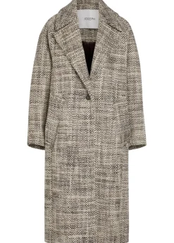 Florent crosshatch wool-blend coat
