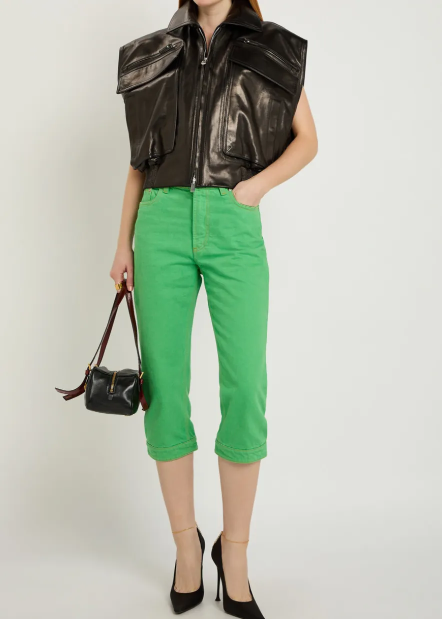 Floridiana calf leather vest