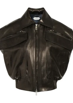 Floridiana calf leather vest