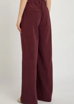Floris wide-leg corduroy trousers