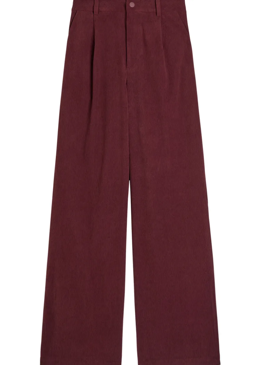 Floris wide-leg corduroy trousers