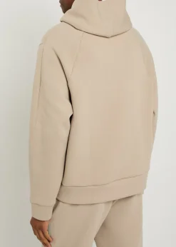 Focus Tech hooded cotton-blend sweatshirt