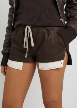 Fog Boxers suede shorts