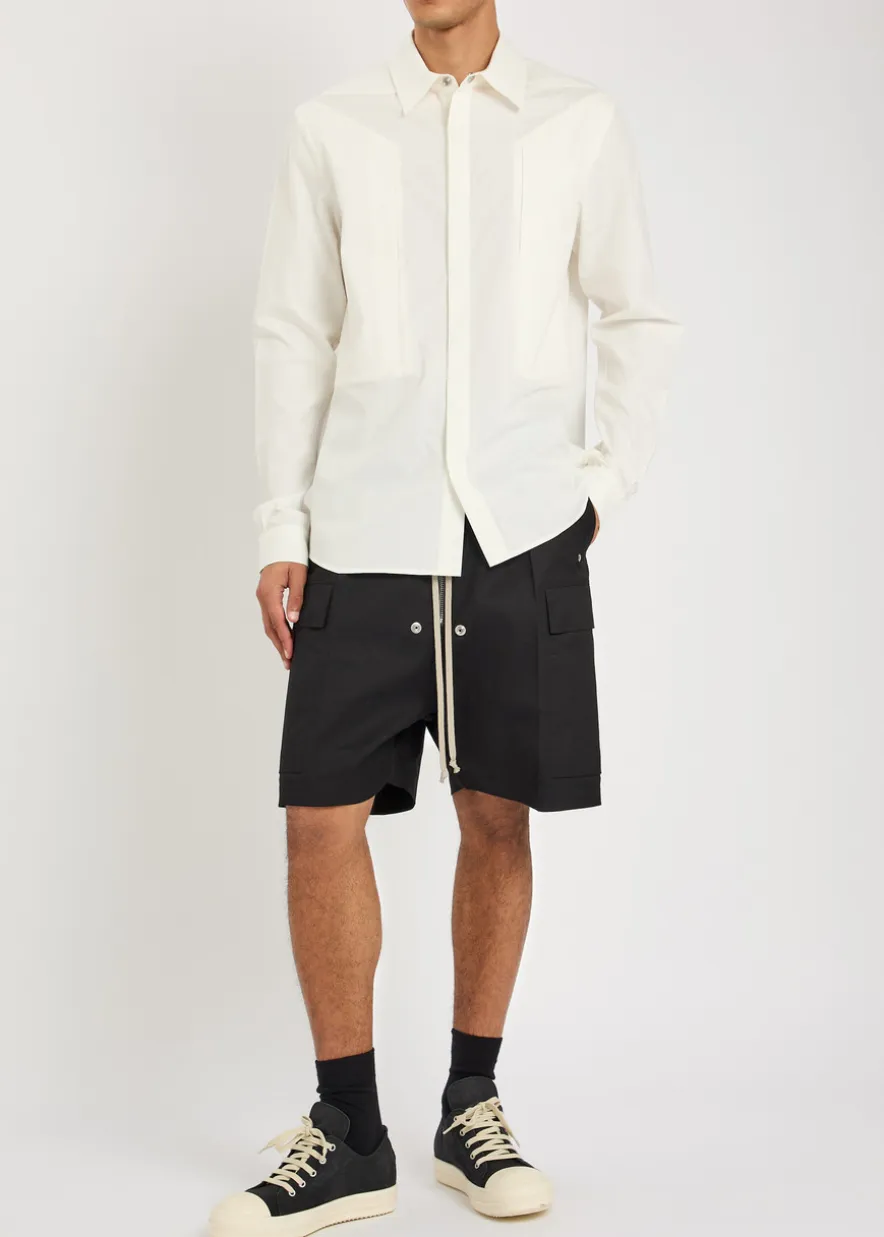 Fogpocket cotton-poplin shirt