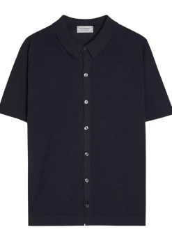 Folke fine-knit cotton shirt