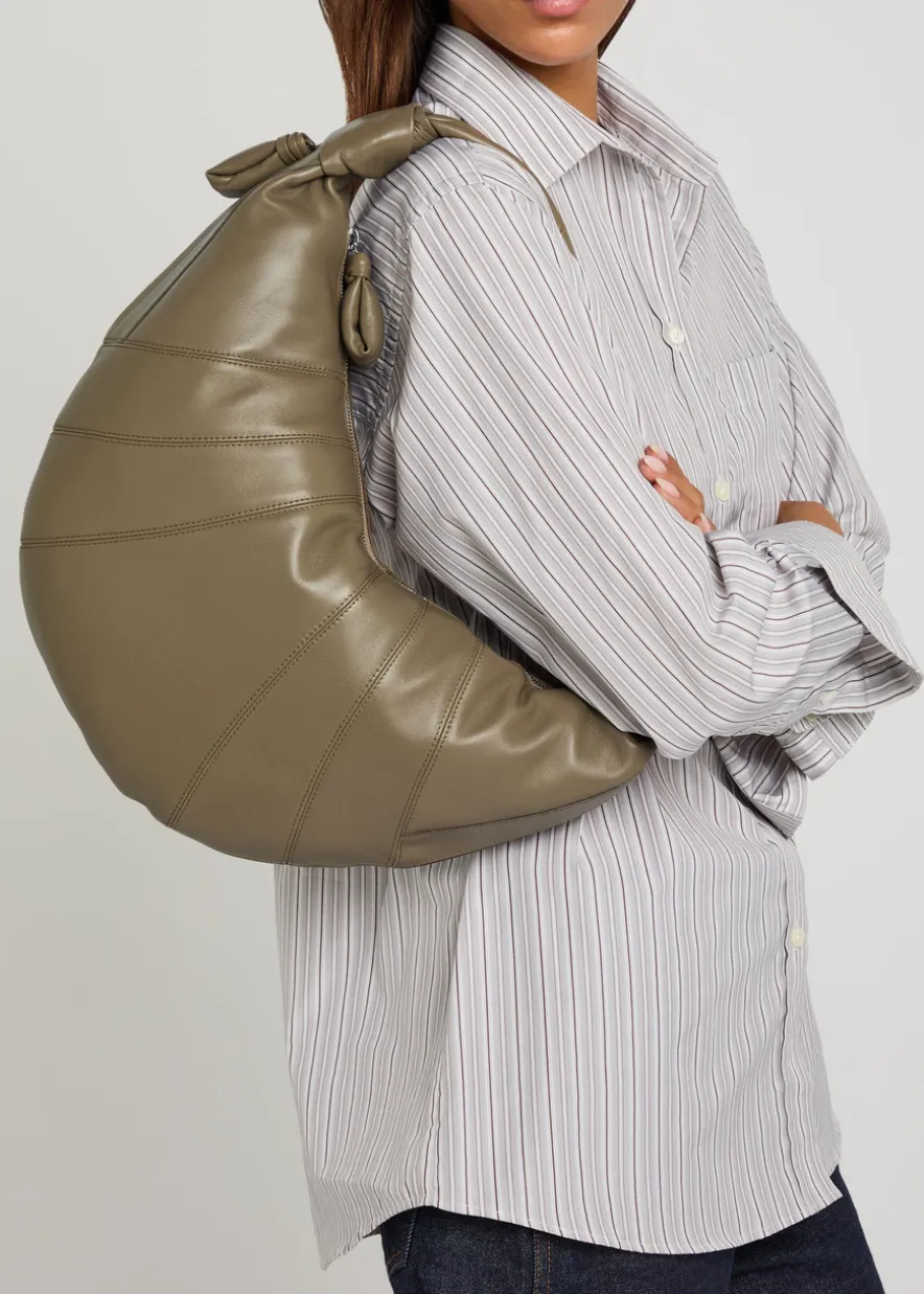 Fortune Croissant leather shoulder bag