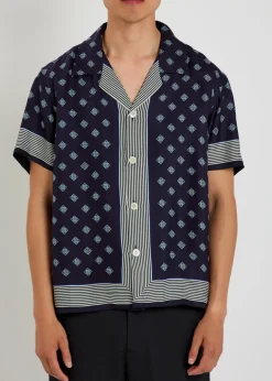 Foyer printed silk shirt