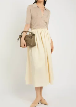 Frank cashmere and silk-blend polo