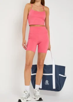 Freesoft High Rise 7 stretch-jersey shorts