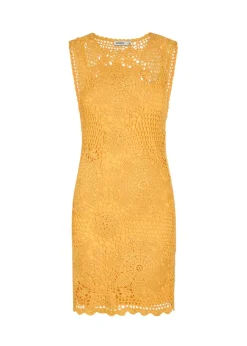 Fynch crochet cotton mini dress