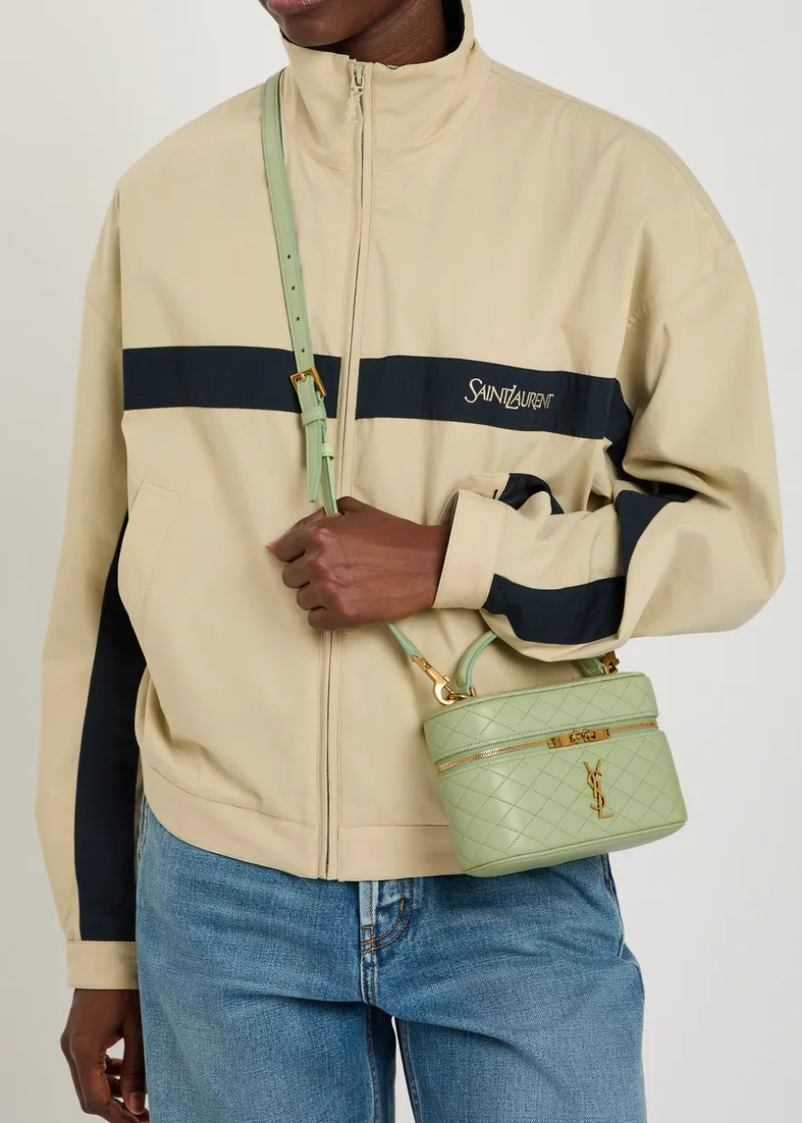 Gaby mini quilted leather top handle bag