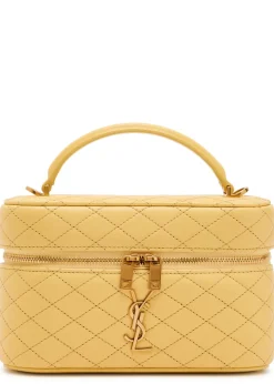 Gaby mini quilted leather top handle bag