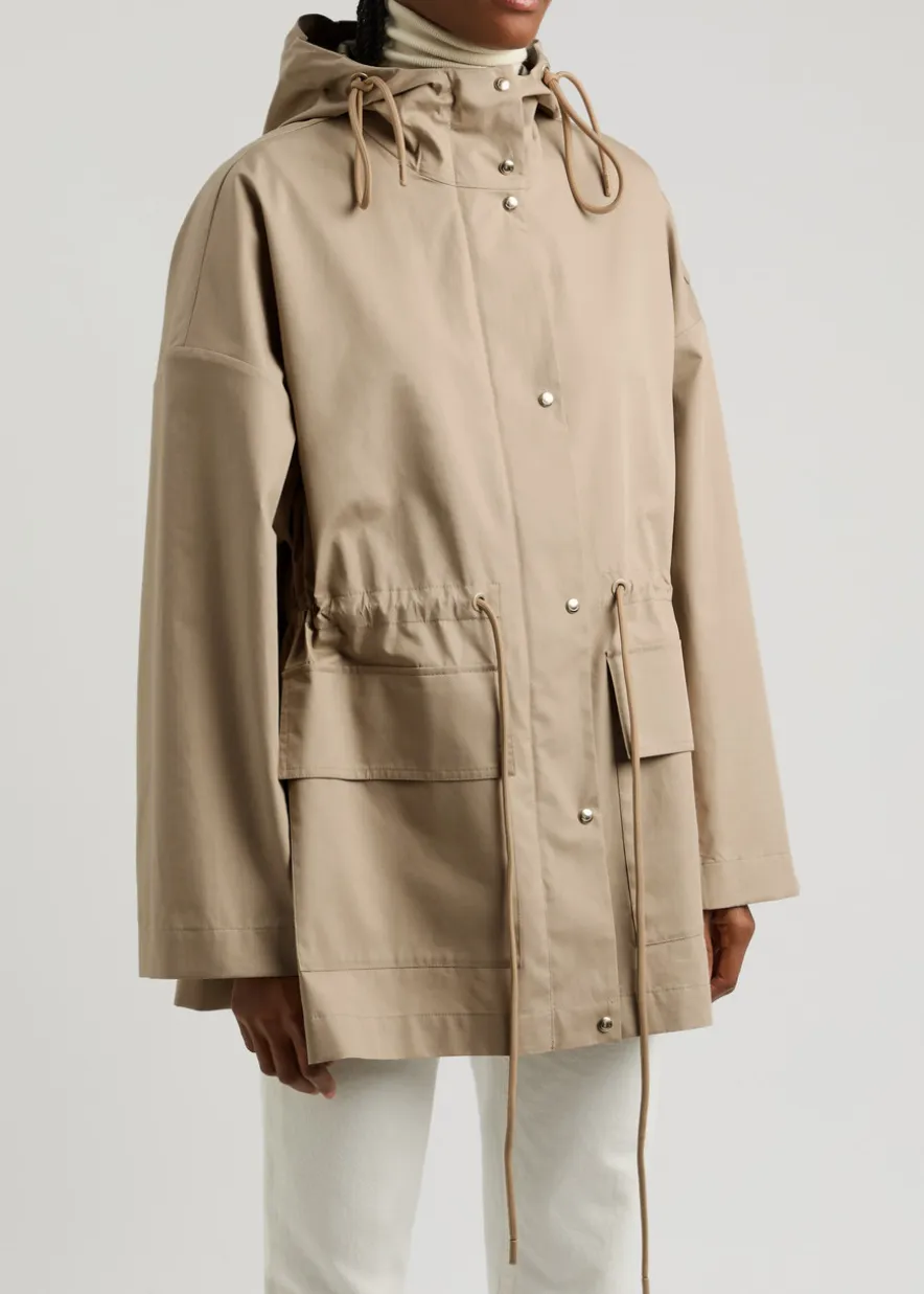 Gaillon hooded cotton-blend poplin parka
