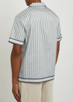 Galliano printed woven shirt