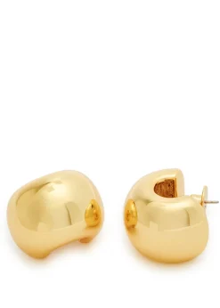 Gemma 14kt gold-plated hoop earrings