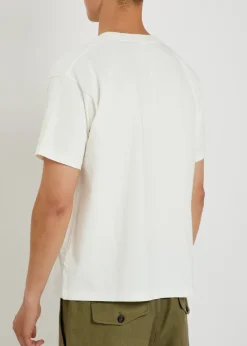 Geneva beaded cotton T-shirt