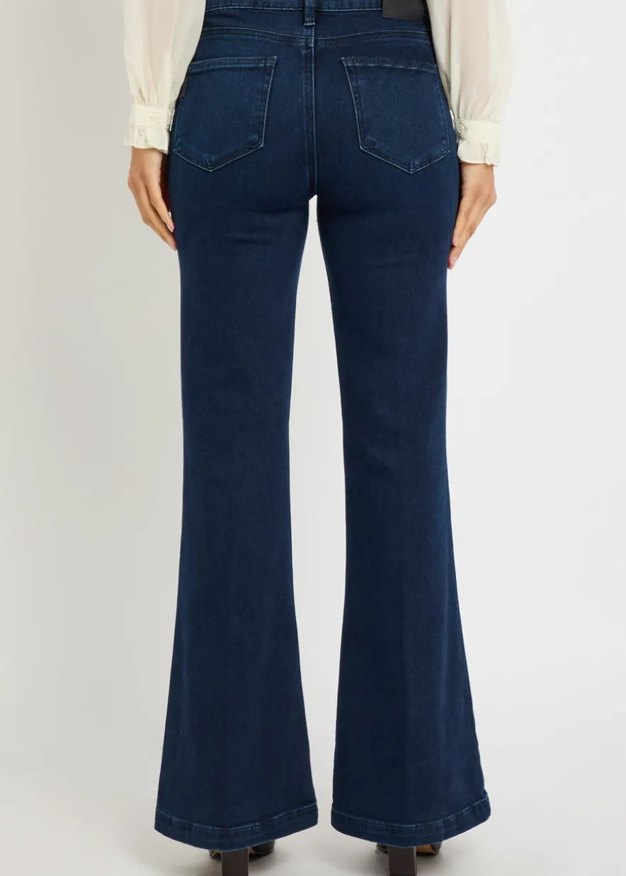 Genevieve flared-leg jeans