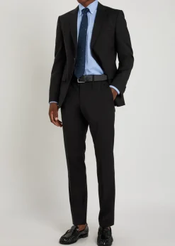 Genius slim-leg wool trousers