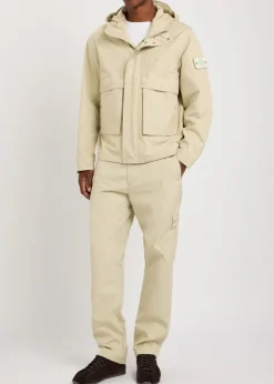 Ghost hooded cotton-poplin parka jacket