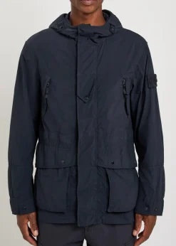 Ghost hooded nylon parka jacket