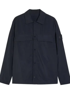 Ghost logo nylon overshirt