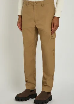 Ghost straight-leg cotton-poplin trousers