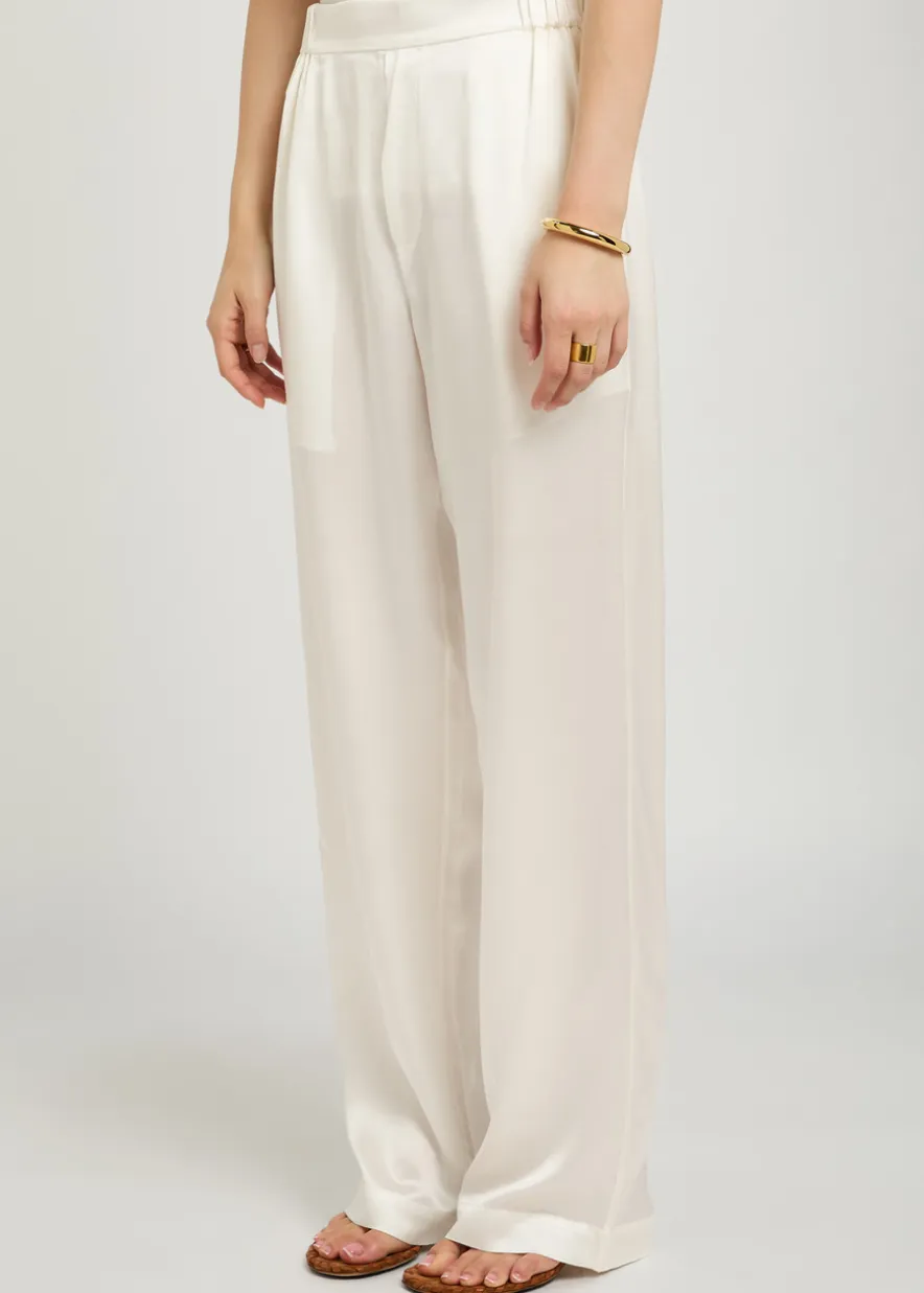 Gilbert silk trousers