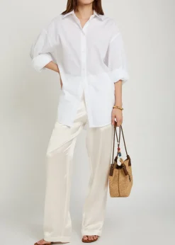 Gilbert silk trousers