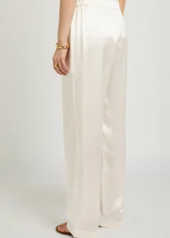 Gilbert silk trousers