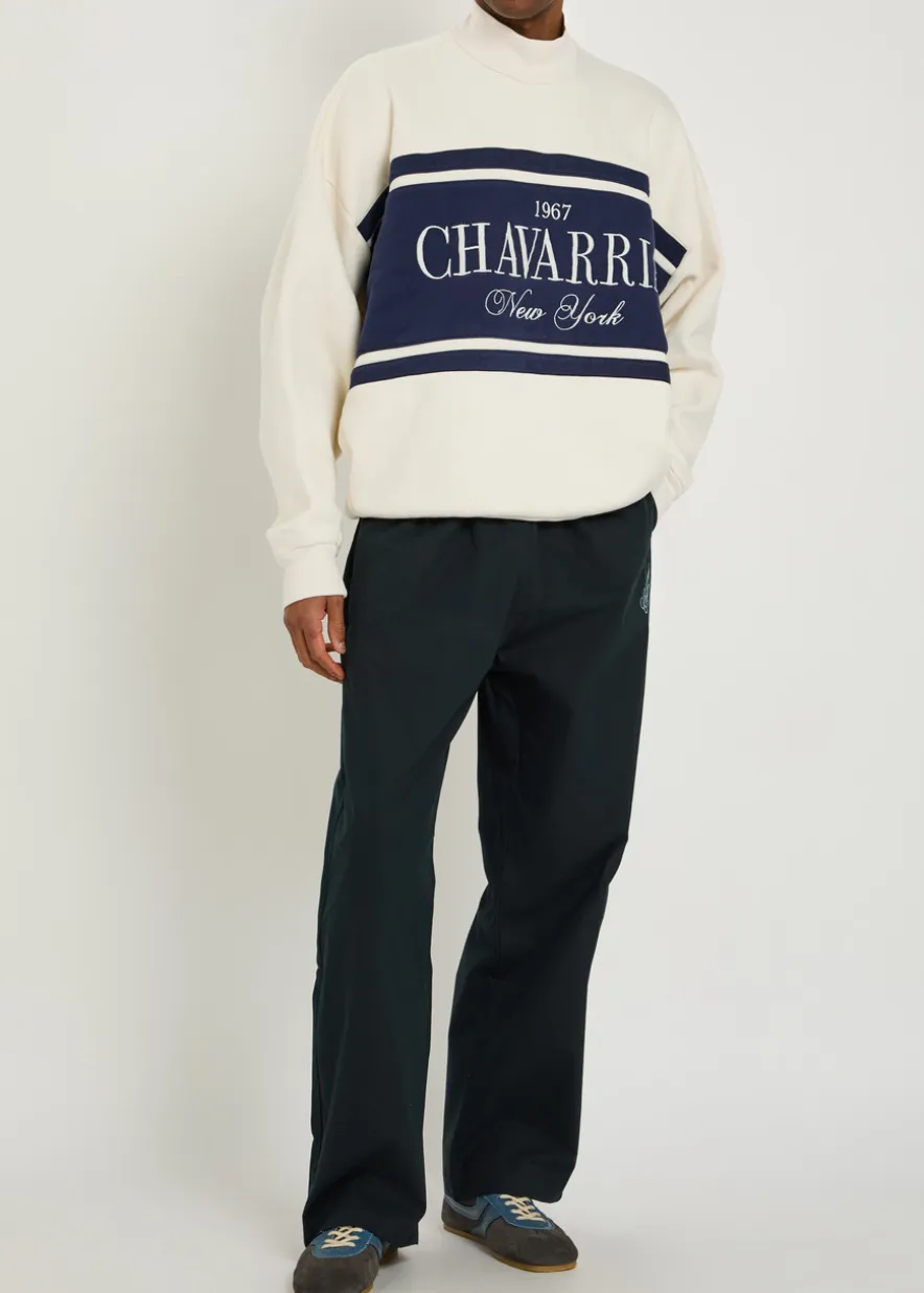 Gilroy colour-blocked cotton sweatshirt