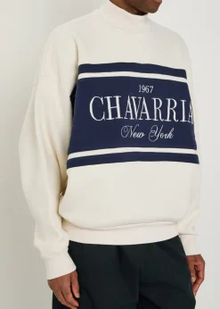 Gilroy colour-blocked cotton sweatshirt