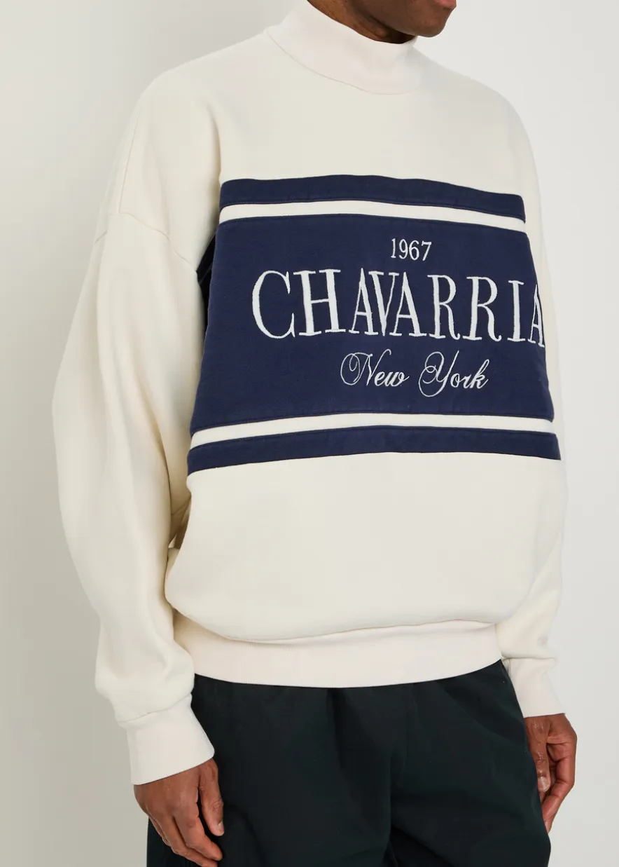 Gilroy colour-blocked cotton sweatshirt