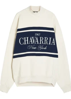Gilroy colour-blocked cotton sweatshirt