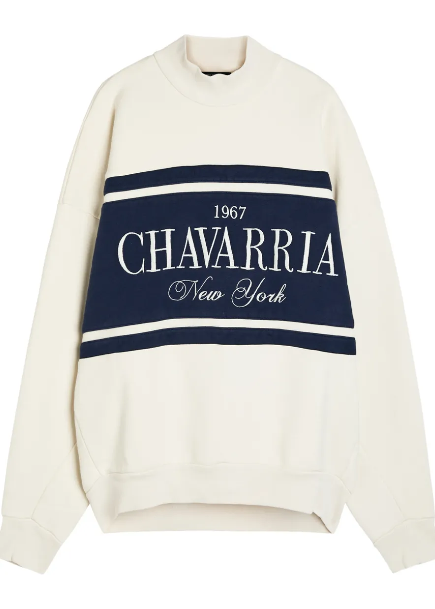 Gilroy colour-blocked cotton sweatshirt