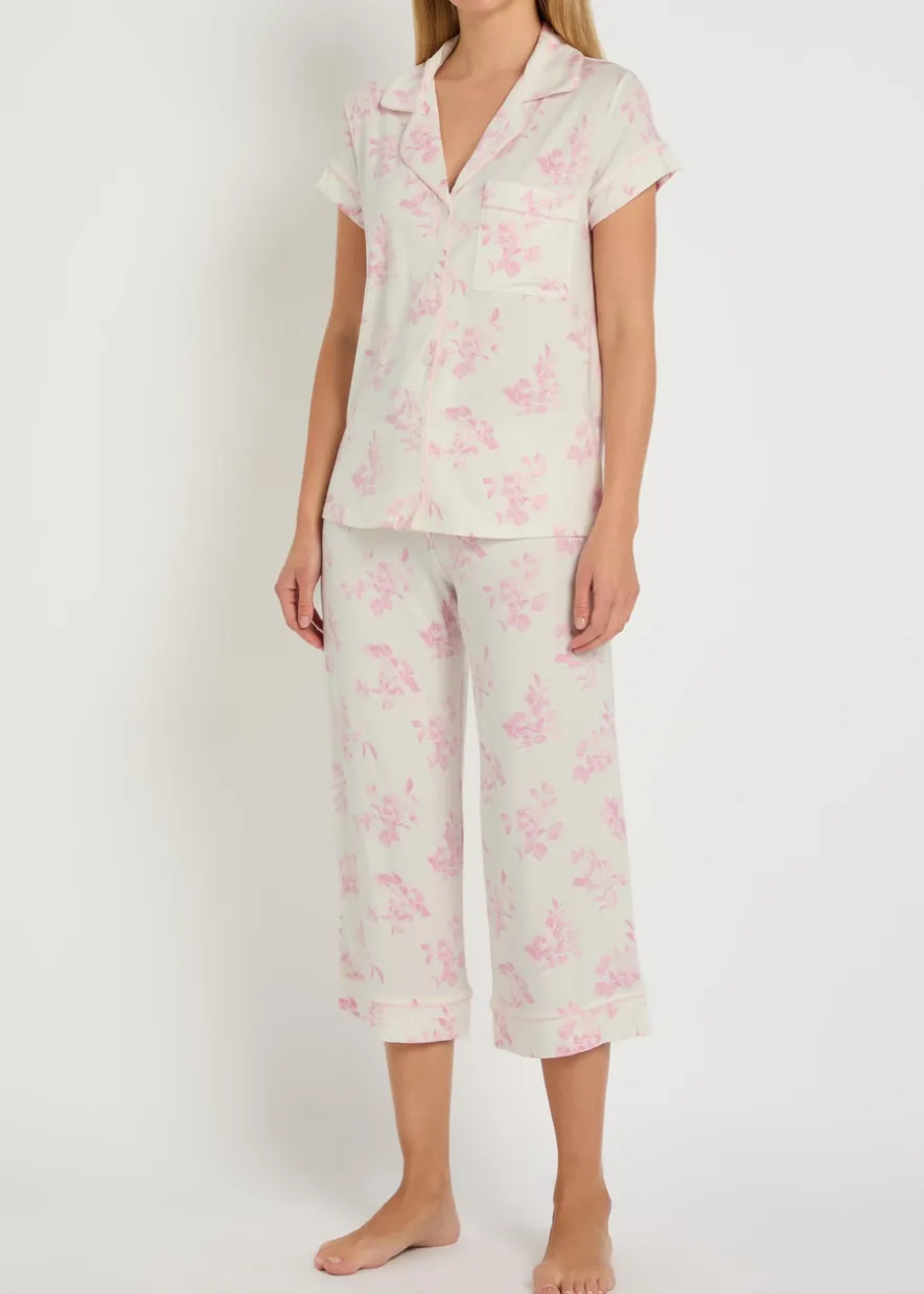 Gisele floral-print jersey pyjama set