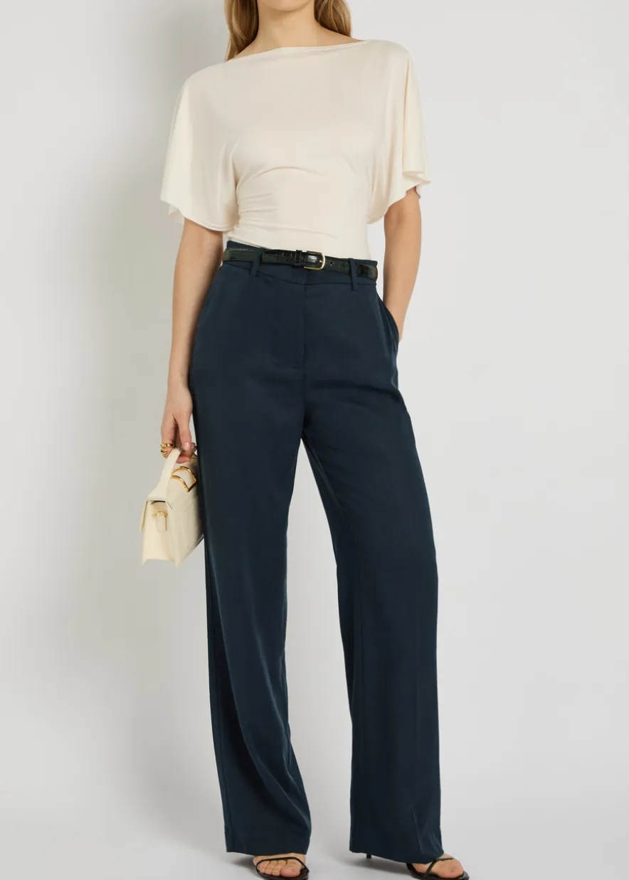 Gisele straight-leg trousers