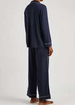 Gisele stretch-jersey pyjama set