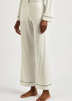 Gisele stretch-jersey pyjama set