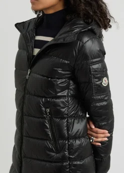 Glements hooded quilted shell jacket
